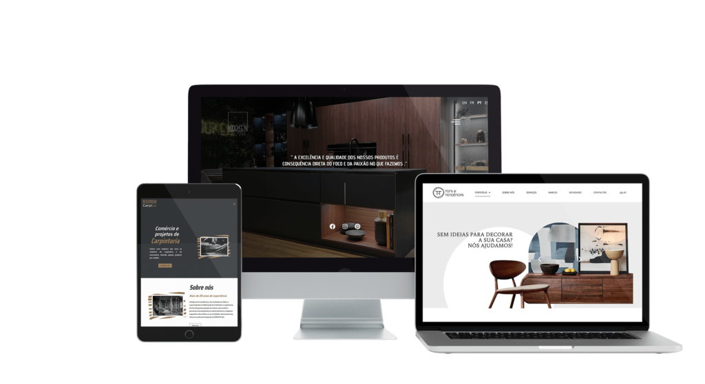 websites mockups